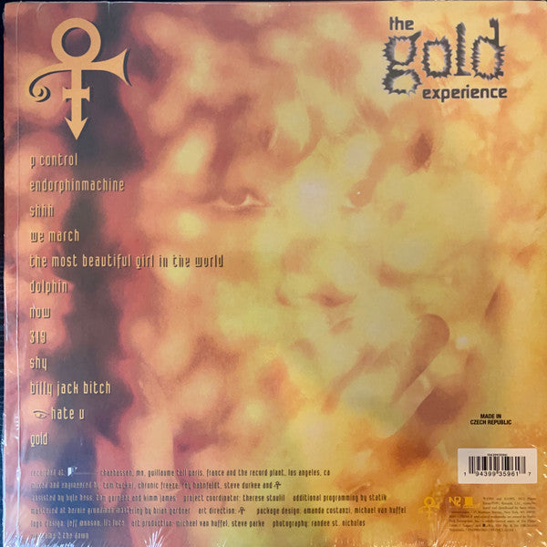 The Artist (Formerly Known As Prince) : The Gold Experience (2xLP, Album, RE)