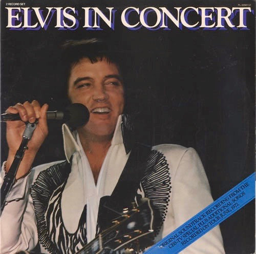 Elvis Presley : Elvis In Concert (2xLP, Album, Ind)