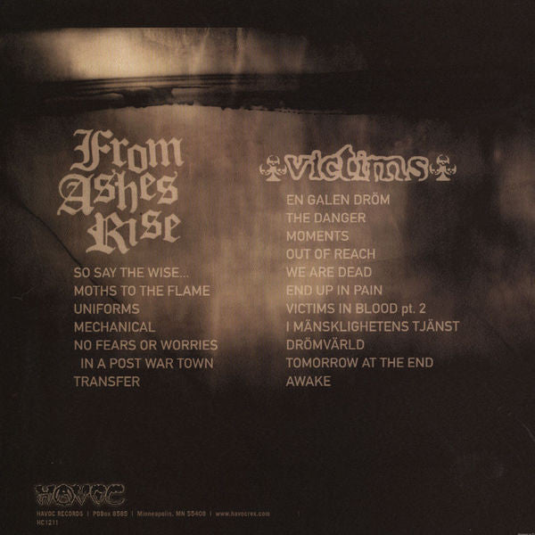 From Ashes Rise / Victims : From Ashes Rise / Victims (LP)