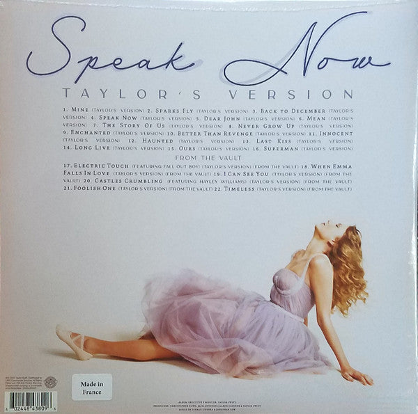 Taylor Swift : Speak Now (Taylor's Version) (3xLP, Album, Lil)