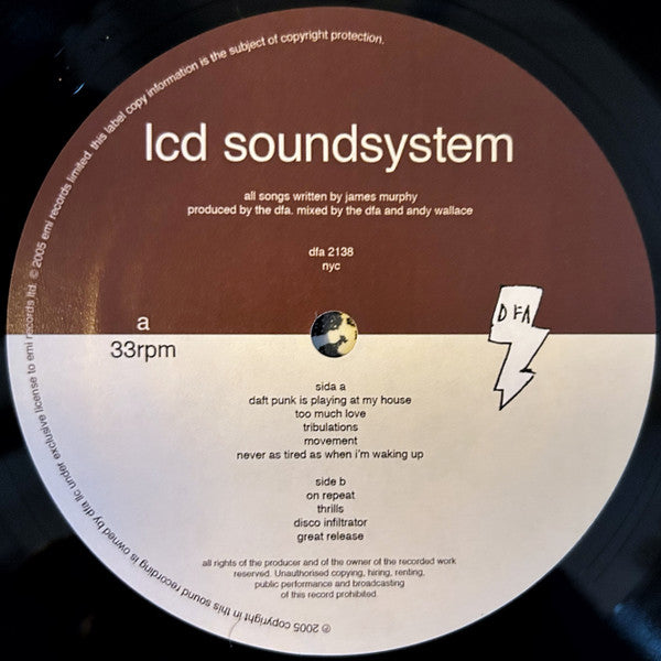 LCD Soundsystem : LCD Soundsystem (LP, Album, Bioplastic, RE, Gat)