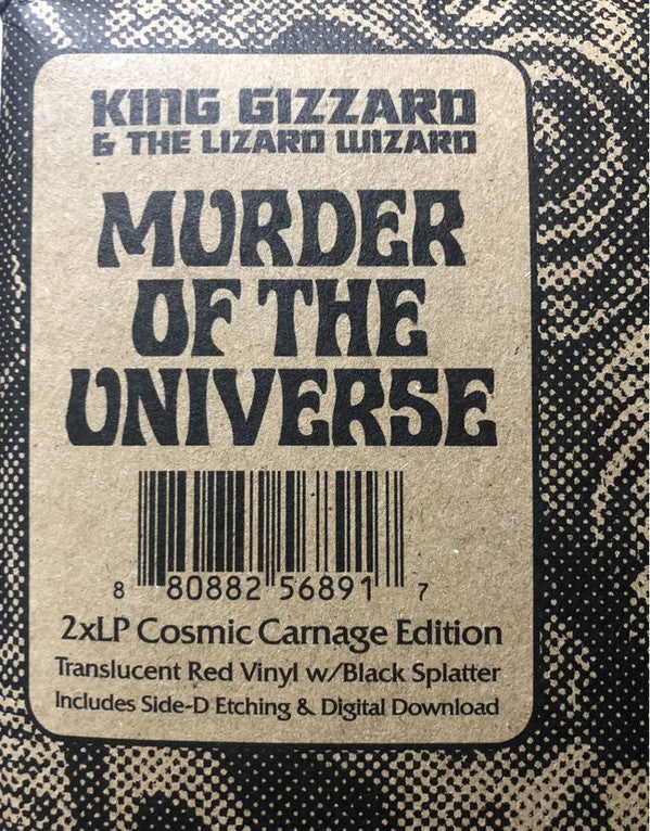 King Gizzard And The Lizard Wizard : Murder of the Universe (LP, Red + LP, S/Sided, Etch, Red + Album, Ltd, RE,)