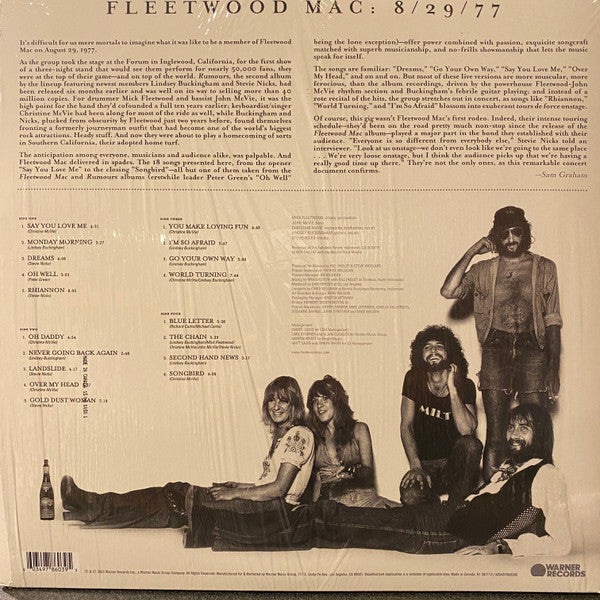 Fleetwood Mac : Rumours Live (2xLP, Album, PRP)