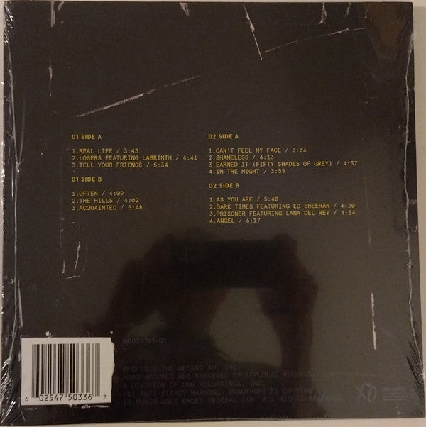 The Weeknd : Beauty Behind The Madness (2xLP, Album, RE)