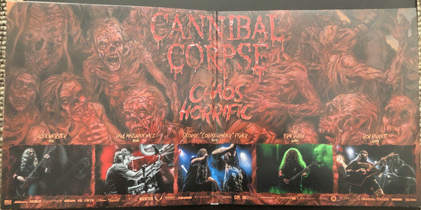 Cannibal Corpse : Chaos Horrific (LP, Album, Ora)