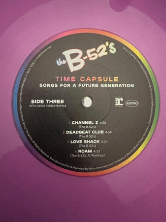 The B-52's : Time Capsule: Songs For A Future Generation (LP, Pin + LP, Pur + Comp, Ltd, RE)