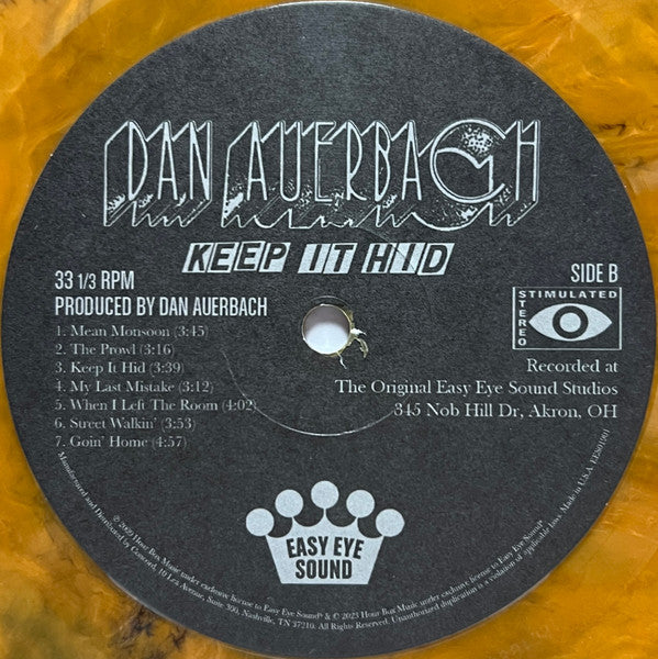 Dan Auerbach : Keep It Hid (LP, Album, Ltd, RE, Ora)