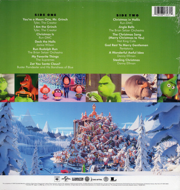 Various : Dr. Seuss' The Grinch (Original Motion Picture Soundtrack) (LP, Album, RE, Red)