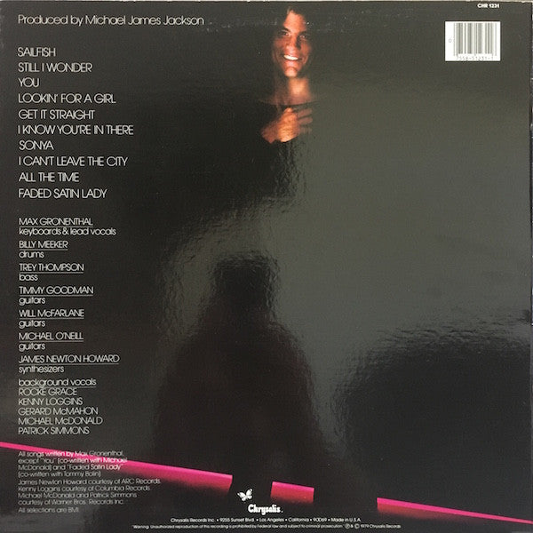Max Gronenthal : Whistling In The Dark (LP, Album, San)