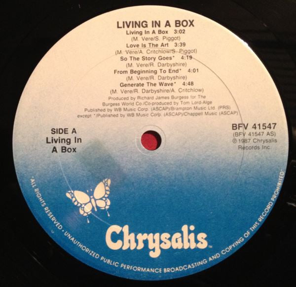 Living In A Box : Living In A Box (LP, Album)