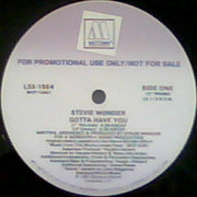 Stevie Wonder : Gotta Have You (12", Single, Promo)