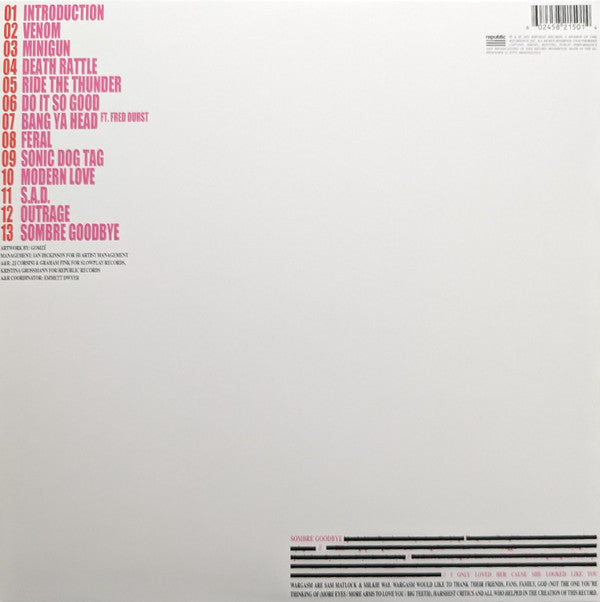 Wargasm (7) : Venom (LP, Album, Red)