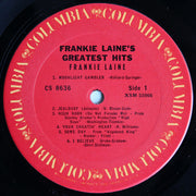 Frankie Laine : Frankie Laine's Greatest Hits (LP, Comp, RM)