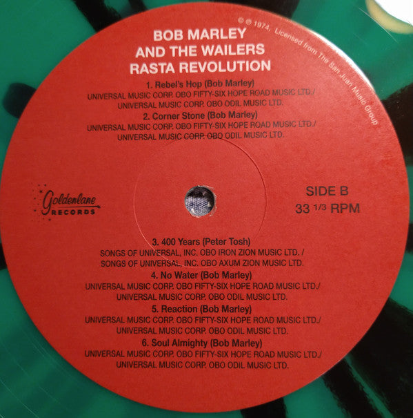 Bob Marley & The Wailers : Rasta Revolution  (LP, Album, RE, Gre)