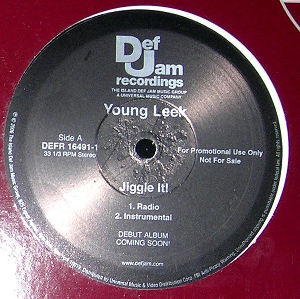 Young Leek : Jiggle It! (12", Promo)