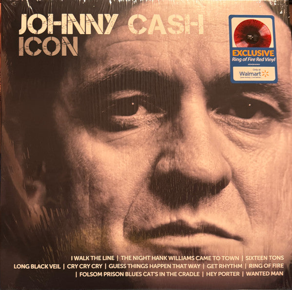 Johnny Cash : Icon (LP, Comp, RE, Red)