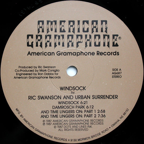 Ric Swanson : Windsock (LP, Album)