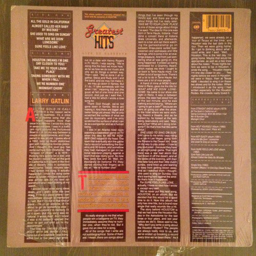 Larry Gatlin & The Gatlin Brothers : Greatest Hits Vol. II (LP, Comp)