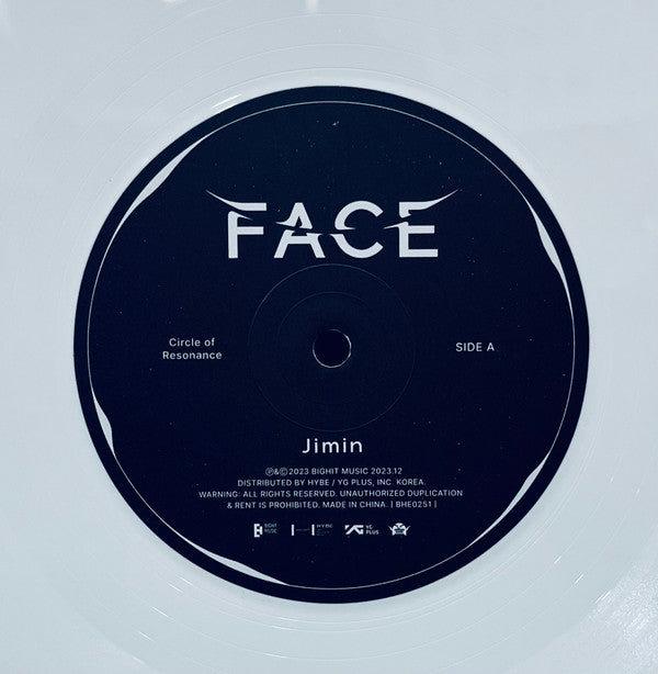 Jimin (2) : Face (12", MiniAlbum, Whi)