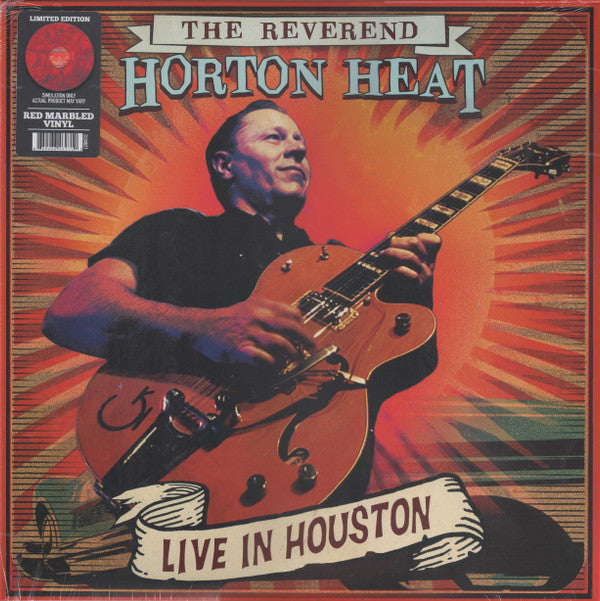 The Reverend Horton Heat* : Live In Houston (LP, Album, Ltd, Red)