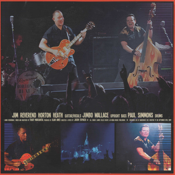 The Reverend Horton Heat* : Live In Houston (LP, Album, Ltd, Red)