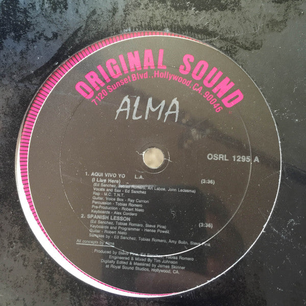 Alma (3) : Alma (12", EP)