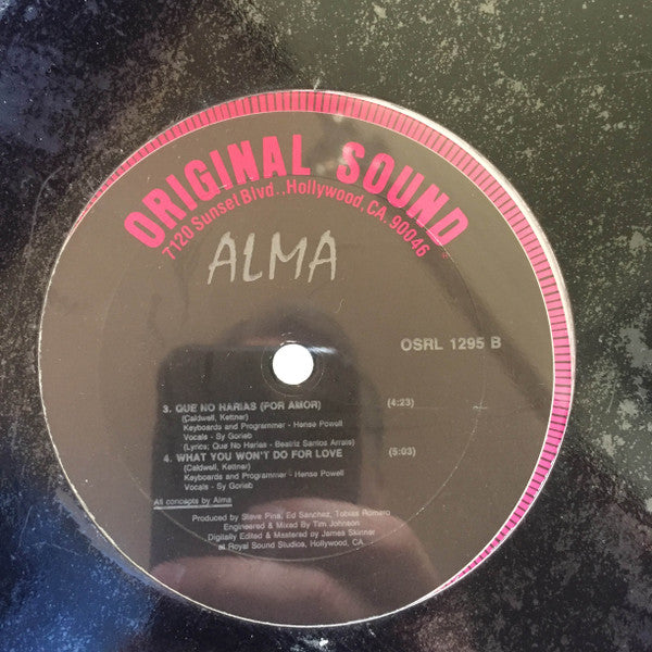 Alma (3) : Alma (12", EP)
