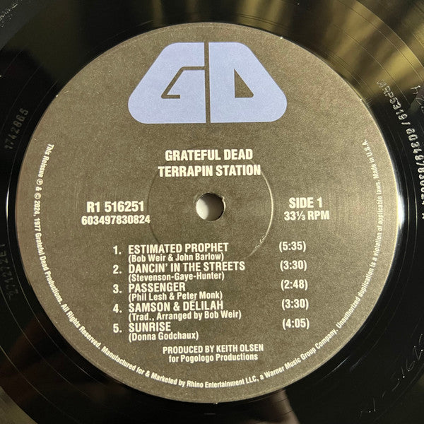Grateful Dead* : Terrapin Station (LP, Album, RE, RM)