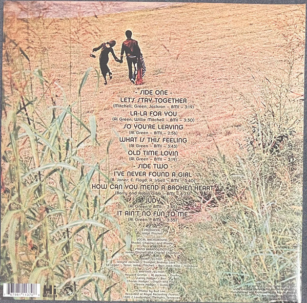 Al Green : Let's Stay Together (LP, Album, Ltd, RE, Mem)