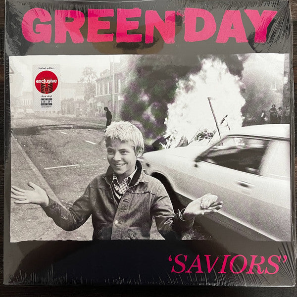 Green Day : Saviors (LP, Album, Ltd, Cle)