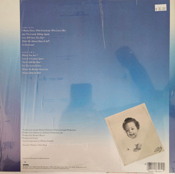 Whitney Houston : Whitney (LP, Album, Club, CRC)