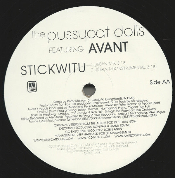 The Pussycat Dolls : Stickwitu (Urban Mix) (12", Promo)