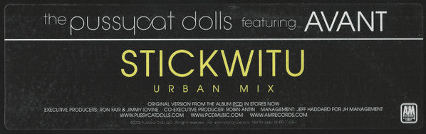 The Pussycat Dolls : Stickwitu (Urban Mix) (12", Promo)