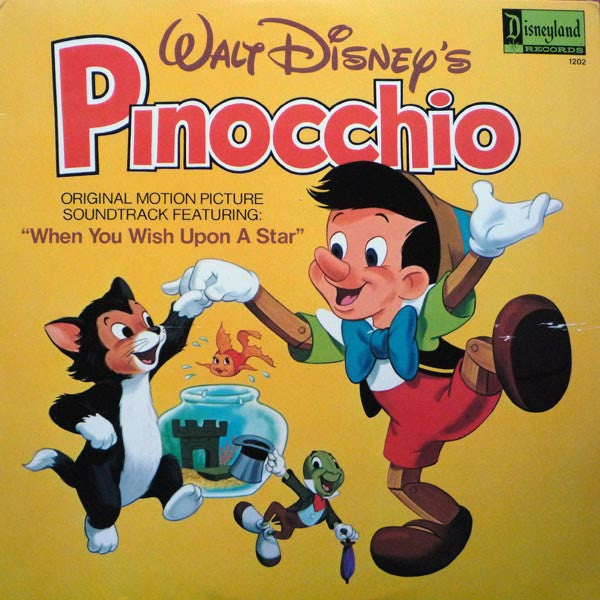 Unknown Artist : Walt Disney's Pinocchio (LP, Club)