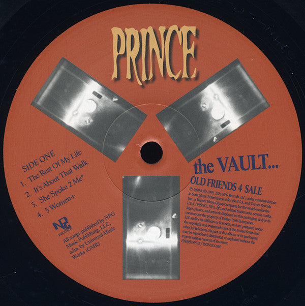 Prince : The Vault... Old Friends 4 Sale (LP, Album, RE)