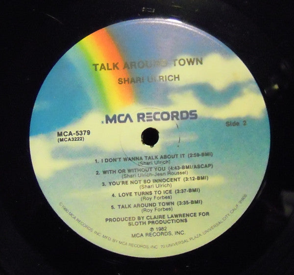 Shari Ulrich : Talk Around Town (LP, Album)