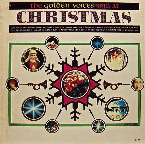 The Golden Voices : The Golden Voices Sing At Christmas (LP, Album)