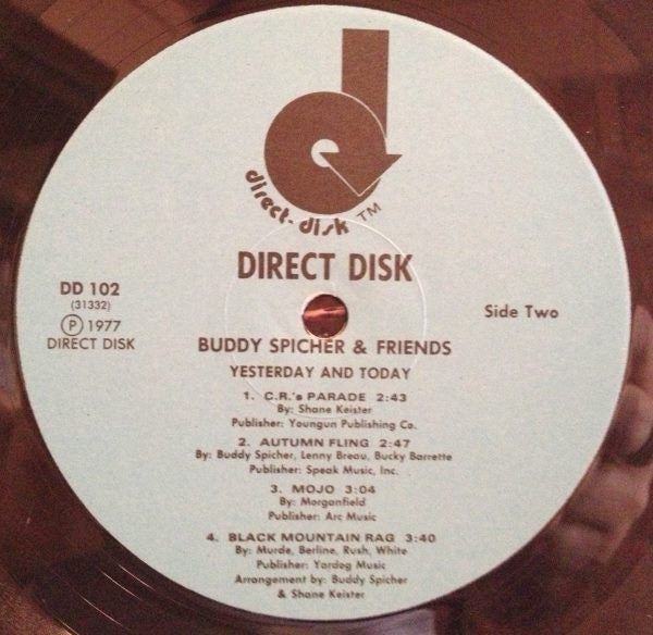 Buddy Spicher And Friends* : Yesterday And Today (LP, Ltd, Num, S/Edition, Gat)