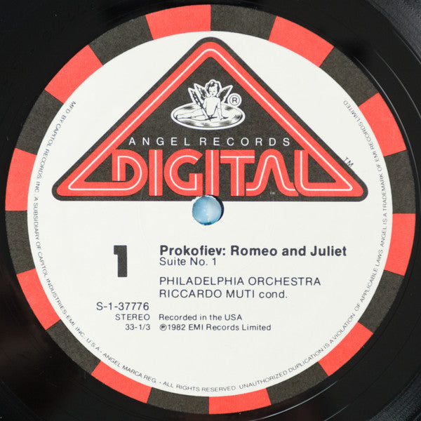 Prokofiev* - Philadelphia Orchestra*, Riccardo Muti : Romeo And Juliet – Suite From The Ballet (LP, Album)