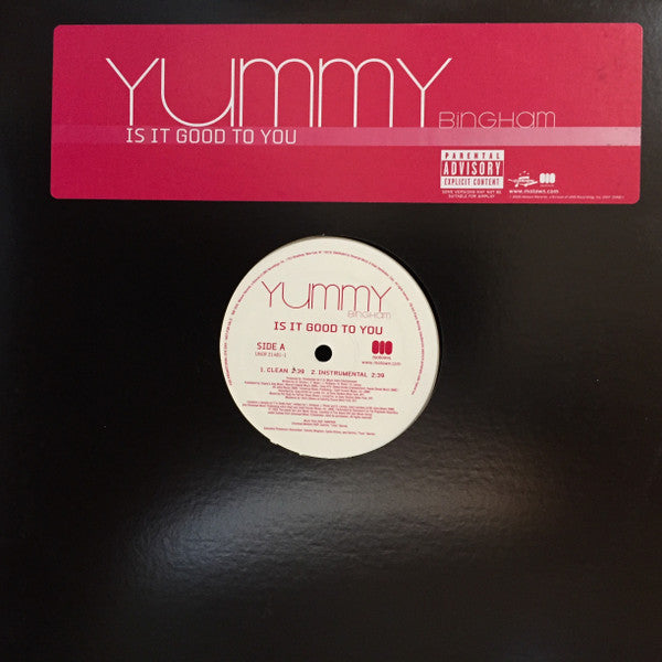 Yummy Bingham* : Is It Good To You (12", Single, Promo)