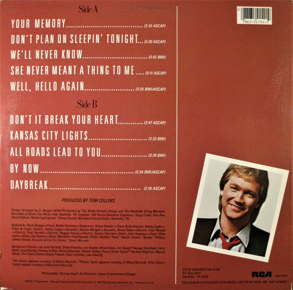 Steve Wariner : Steve Wariner (LP, Album)