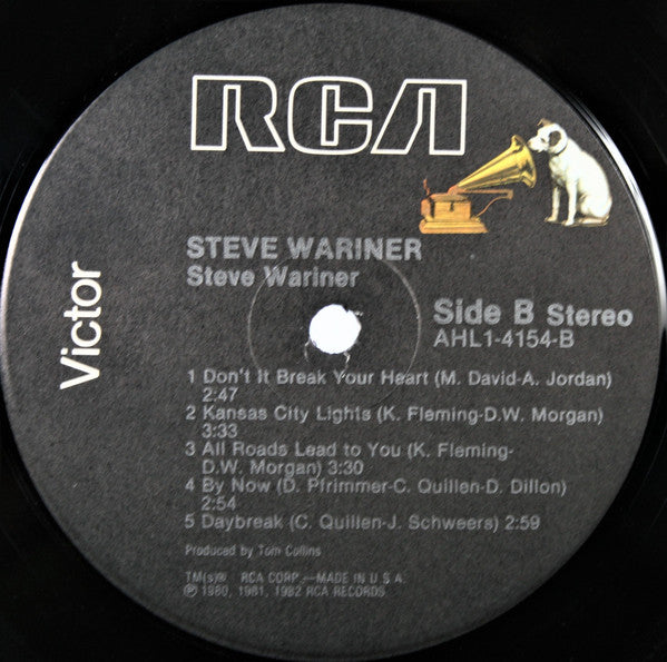 Steve Wariner : Steve Wariner (LP, Album)