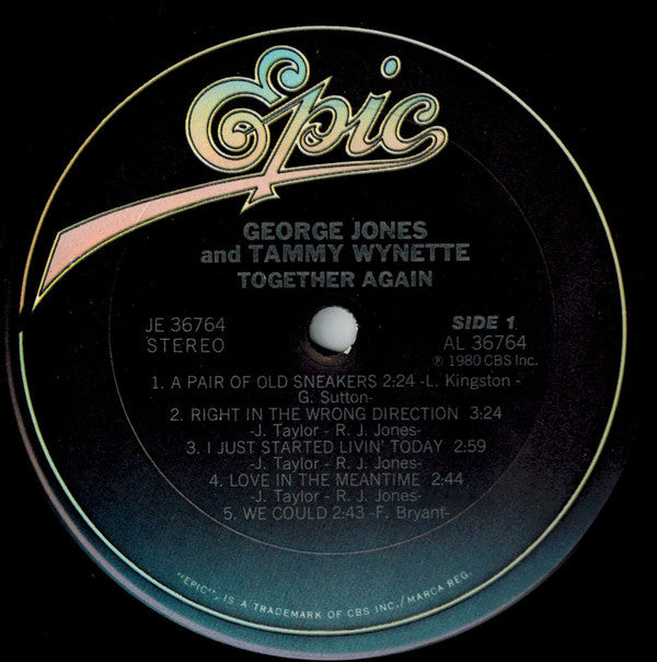 George Jones And Tammy Wynette* : Together Again (LP, Album)