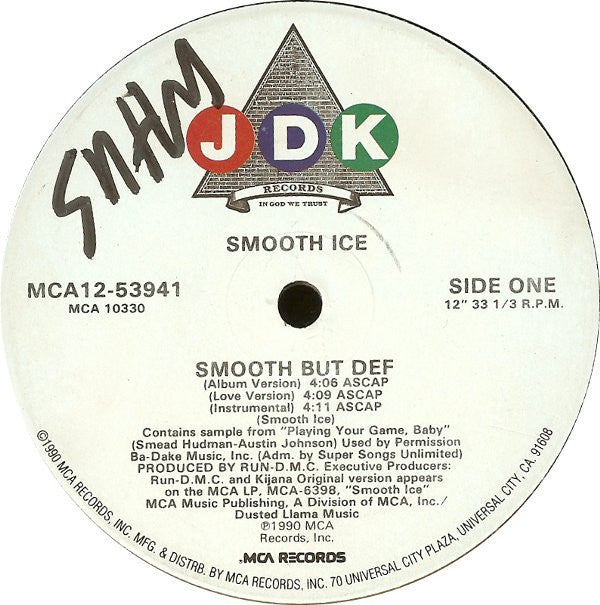 Smooth Ice : Smooth But Def / Trunk Of Funk (12")