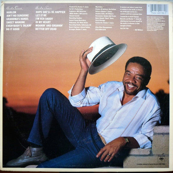 Bill Withers : Just As I Am (LP, Album, RE)