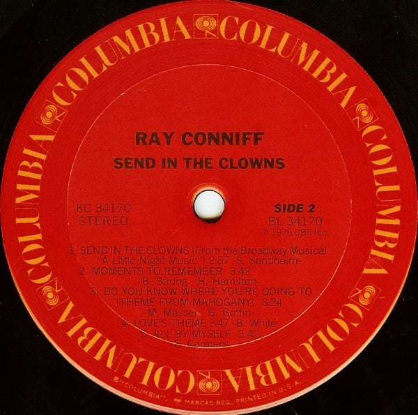 Ray Conniff : Send In The Clowns (LP)