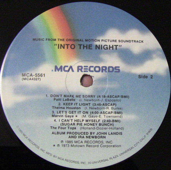 Various : Into The Night (Music From The Original Motion Picture Soundtrack) (LP)
