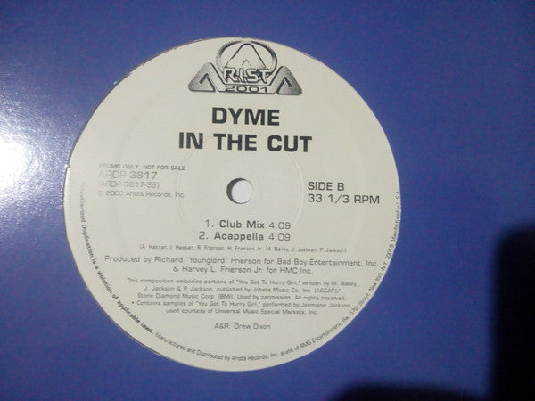 Dyme : In The Cut (12", Promo)