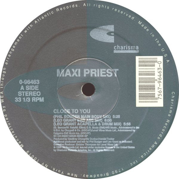 Maxi Priest : Close To You (12")