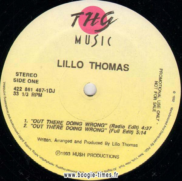 Lillo Thomas : Out There Doing Wrong (12", Promo)